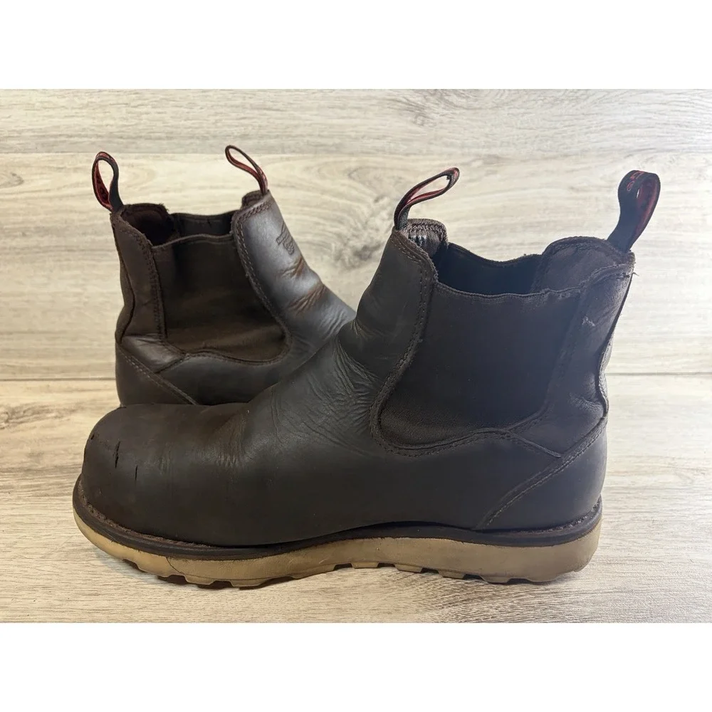 Red Wing Traction Tred Lite Men 5-Inch Safety Toe Chelsea Boot Size 13 D 2446‎